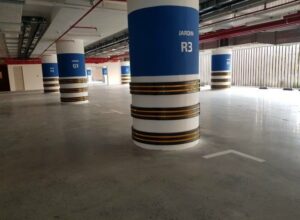 Cao su ốp cột tròn rộng 20cm x dày 1.5cm