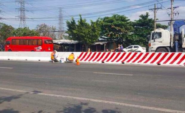 Sơn kẻ vạch giải phân cách