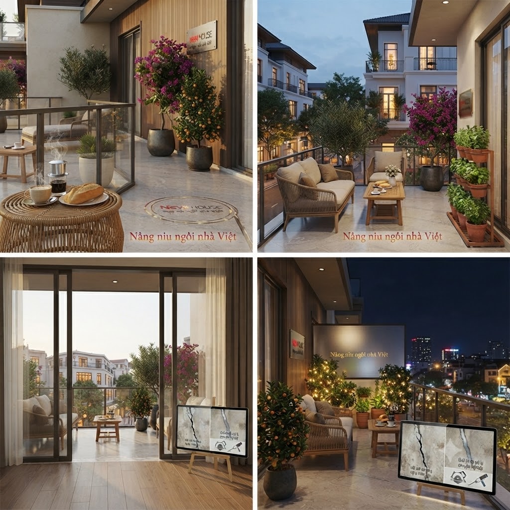 Cách xử lý khe nứt bê tông ban công đúng kỹ thuật, chống thấm hiệu quả Cách xử lý khe nứt bê tông ban công đúng kỹ thuật, chống thấm hiệu quả