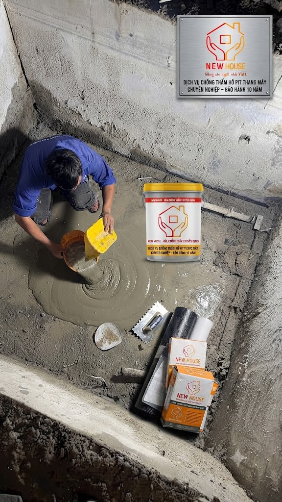 Dịch vụ chống thấm hố pit thang máy chuyên nghiệp Dịch vụ chống thấm hố pit thang máy chuyên nghiệp