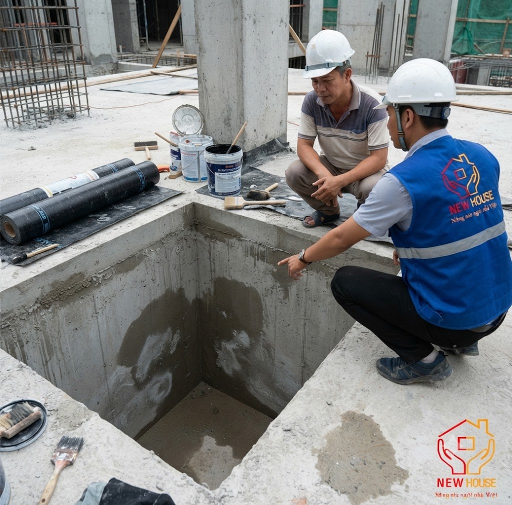 Hố pit thang máy có cần chống thấm không Hố pit thang máy có cần chống thấm không